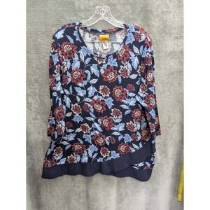 Floral Top‎ Women's Large Bohemian Cottagecore